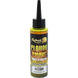 Atractant SELECT BAITS Cloudy Smoke, Classic Sweetcorn, Fluorescent Green, 115ml