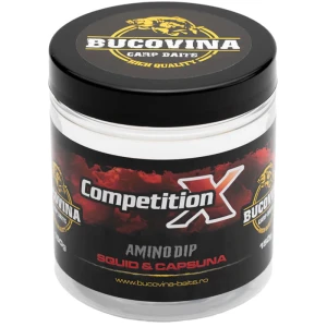 Dip Amino BUCOVINA BAITS Competition X, Squid & Capsuna, 160g