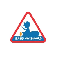 Sticker Delphin BABY on BOARD