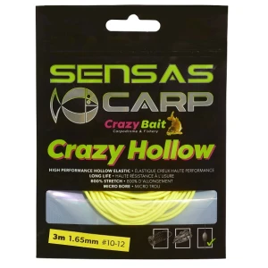Elastic SENSAS Crazy Hollow, Yellow, 1.65mm, 3m