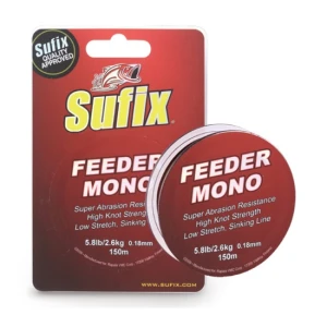 FIR SUFIX MONOFILAMENT FEEDER MONO 0,25MM 150M 12.0LB/BURGUNDY FIR SUFIX MONOFILAMENT FEEDER MONO 0,25MM 150M 12.0LB/BURGUNDY