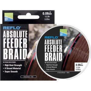 FIR TEXTIL PRESTON ABSOLUTE FEEDER BRAID MARO 150M 0.10mm 7.20kg FIR TEXTIL PRESTON ABSOLUTE FEEDER BRAID MARO 150M 0.10mm 7.20kg