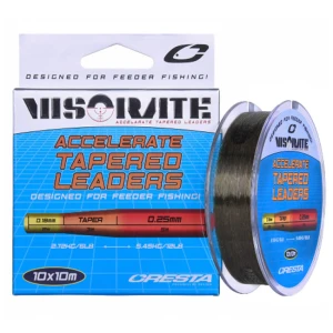 Fir Inaintas Conic Cresta Visorate Accelerate Tapered Leaders 0.18-0.25mm, 10x10m