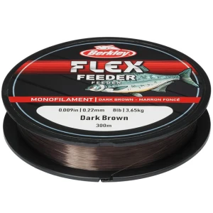 Fir Monofilament Berkley FLEX SS Feeder DarkBrown, 300m, 0.22mm, 3.65kg