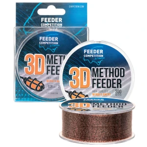 Fir Monofilament Carp Zoom FC 3D Method Feeder 300m, 0.20mm, 5.4kg