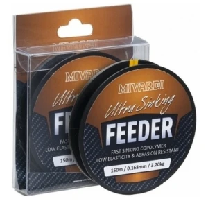 Fir Monofilament Mivardi Ultra Sinking Feeder, Dark, 150m 0.225mm 5.35kg