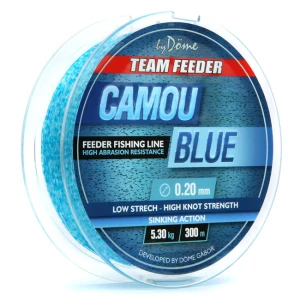 Fir Monofilament Team Feeder By Dome Camou Blue 300m 0.25mm 8.60kg Fir Monofilament Team Feeder By Dome Camou Blue 300m 0.25mm 8.60kg