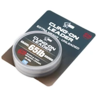 Fir Nash Cling-on Unleaded Leader Leadcore, Gravel Brown, 65lbs-29.48kg, 7m
