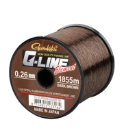 Fir Monofilament Gamakatsu G-line Element Dark Brown 028mm/6kg/1490m