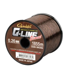 FIR MONOFILAMENT GAMAKATSU G-LINE ELEMENT DARK BROWN 028MM/6KG/1490M FIR MONOFILAMENT GAMAKATSU G-LINE ELEMENT DARK BROWN 028MM/6KG/1490M