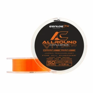 FIR MONOFILAMENT GENLOG ALLROUND ORANGE 150 M 0.22MM 6.5 KG