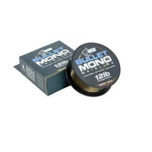 FIR NASH MONOFILAMENT BULLET GREEN, 0.37mm, 15lb/6.80kg