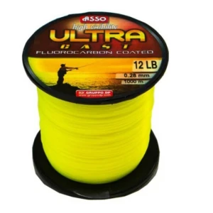 Fir ASSO Ultra Cast Galben Fluo 0.22mm 1000m