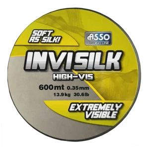Fir Asso Invisilk Yellow 0.24mm 600m 9kg