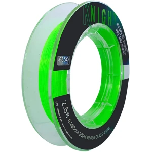 Fir Asso Knight Fluorescent Chartreuse, 300m, 0.310mm, 6.4kg  Fir Asso Knight Fluorescent Chartreuse, 300m, 0.310mm, 6.4kg