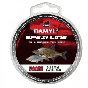 Fir DAM Damyl New Spezi Line Coarse Transparent 1.90kg 0.14mm 500m Fir DAM Damyl New Spezi Line Coarse Transparent 1.90kg 0.14mm 500m