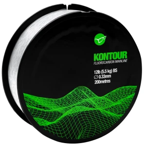 Fir Fluorocarbon KORDA Kontour, Trasparent, 0.37mm, 200m