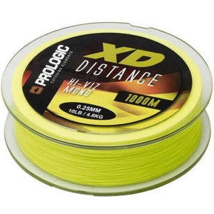 Fir Monifilament Prologic XD Distance Mono Hi-Viz, Yellow, 1000m, 0.30mm, 6.6kg