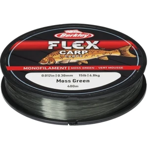 Fir Monofilament BERKLEY Flex Carp, Moss Green, 300m, 0.35mm, 8.70kg Fir Monofilament BERKLEY Flex Carp, Moss Green, 300m, 0.35mm, 8.70kg