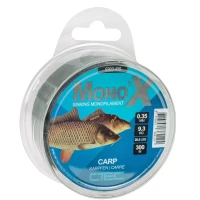 Fir Monofilament C-TEC Carp, 0.25mm, 5.3kg, Black, 500m 
