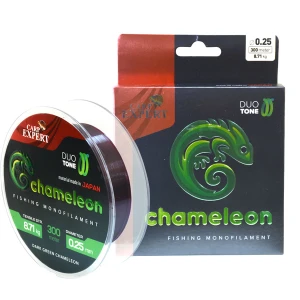 Fir Monofilament CARP EXPERT Chameleon, Dark Green, 300m, 0.25mm