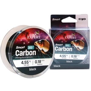 Fir Monofilament CARP EXPERT Smart Carbon Black Mono, 0.18mm, 4.55kg, 300m
