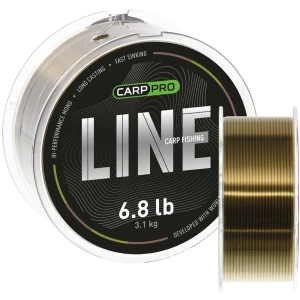 Fir Monofilament CARP PRO Fishing Line Brown, 0.309mm, 1000m