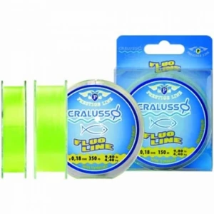 Fir Monofilament CRALUSSO Prestige, Galben Fluo, 350m, 0.18mm, 4.4kg