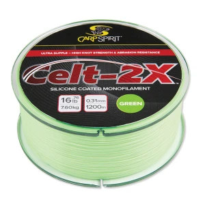 Fir Monofilament Carp Spirit CELT-2X, Verde Fluo, 0.31mm, 7.60kg, 1200m Fir Monofilament Carp Spirit CELT-2X, Verde Fluo, 0.31mm, 7.60kg, 1200m