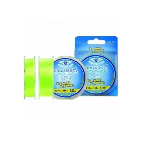 Fir Monofilament Cralusso Fluo Line Galben Fluorescent 150m 0.25mm 8.60kg  Fir Monofilament Cralusso Fluo Line Galben Fluorescent 150m 0.25mm 8.60kg