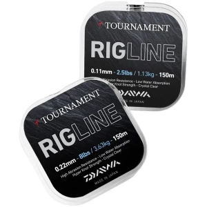 Fir Monofilament DAIWA Tournament Rigline, Clear, 0.10mm, 0.91kg, 150m