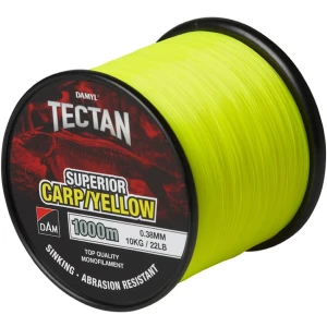 Fir Monofilament DAM Tectan Crap Yellow, 0.30mm, 7kg/15lb, 1000m Fir Monofilament DAM Tectan Crap Yellow, 0.30mm, 7kg/15lb, 1000m