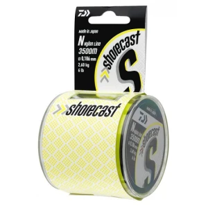 Fir Monofilament Daiwa Shorecast Galben Fluo 0.35mm 9.20kg 840m