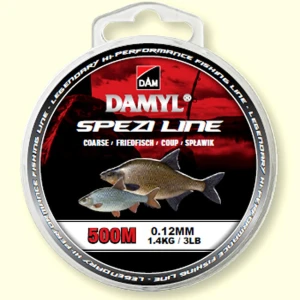 Fir Monofilament Damyl Spezi Line Coarse Transparent, 0.12mm, 1.4kg, 500m Fir Monofilament Damyl Spezi Line Coarse Transparent, 0.12mm, 1.4kg, 500m