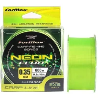 Fir Monofilament FORMAX Carp Neon, Yellow Fluo, 13.30kg, 0.32mm, 600m