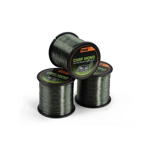 Fir Monofilament FOX Carp Mono, Low-vis Green, 1000m 0.33mm