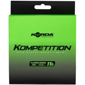 Fir Monofilament KORDA Kompetition Mono, 5.9kg, 0.27mm, 1000m