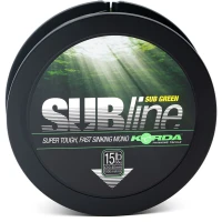 Fir Monofilament KORDA Subline, Green, 15b/0.40mm, 1000m