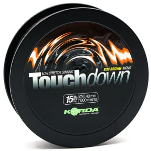 Fir Monofilament KORDA Touchdown, Brown, 20lbs/0.43mm, 1000m