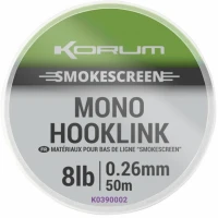 Fir Monofilament KORUM SmokeScreen Mono Hooklink, 5.44kg-12lbs, 0.30mm, 50m Fir Monofilament KORUM SmokeScreen Mono Hooklink, 5.44kg-12lbs, 0.30mm, 50m