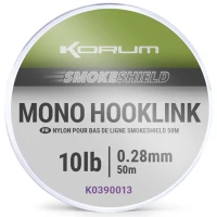 Fir Monofilament KORUM Smokeshield Mono Hooklink, 8lbs/3.60kg, 0.26mm, 50m 