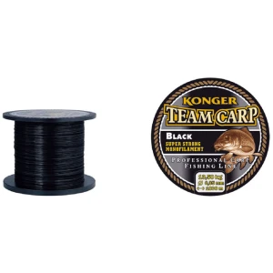 Fir Monofilament Konger Team Carp Black 0.35mm, 13.5kg, 1000m