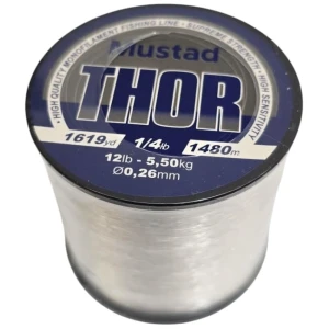 Fir Monofilament MUSTAD Thor Clear, 1480m, 0.26mm, 5.4kg