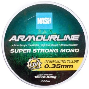 Fir Monofilament Nash Super Strong Mono, UV Yellow, 6.80kg, 15lbs, 0.35mm, 1000m