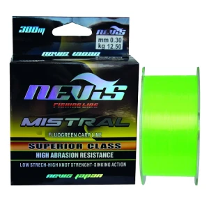 Fir Monofilament Nevis Mistral Fluo Green 300m 0.30mm Fir Monofilament Nevis Mistral Fluo Green 300m 0.30mm