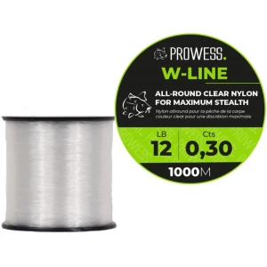 Fir Monofilament Prowess W-Line Clear, 12lbs, 0.30mm, 1000m Fir Monofilament Prowess W-Line Clear, 12lbs, 0.30mm, 1000m