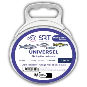 Fir Monofilament SERT Universal Invisible, 1.65kg, 0.16mm, 250m Fir Monofilament SERT Universal Invisible, 1.65kg, 0.16mm, 250m