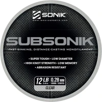 Fir Monofilament Sonik Subsonik Clear, 3000m, 8.16kg, 0.35mm