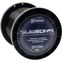 Fir Monofilament Sonik Subsonik Green, 3000m, 6.80kg, 0.31mm