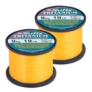 Fir Monofilament Sufix Tritanium Neon Gold 0.37mm, 9.00kg, 1110m